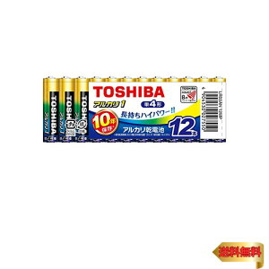 (TOSHIBA) AJdr P4` 12{ 1.5V gp10N tRh~\ AJ1 ܂Ƃ߃pbN LR03AN