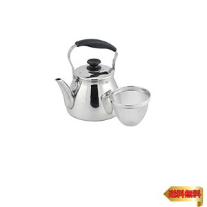 パール金属 モルティ 18-8ステンレス製広口ケットル3.0L 茶こしアミ付 オール熱源対応 HB-5643 シルバー