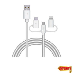 GR X}[gtHpUSBP[u 3in1 microUSB+Type-C+Lightning 1.2m zCg yiPhone 16