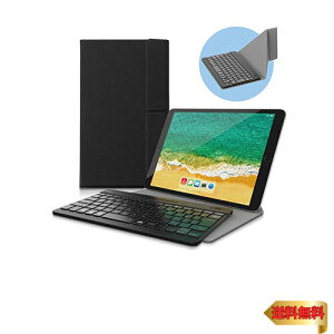 エレコム キーボード Bluetooth パンタグラフ 超薄型 充電式 専用ケーススタンド付き(~12.9対応) マルチペアリング対応 ブラック