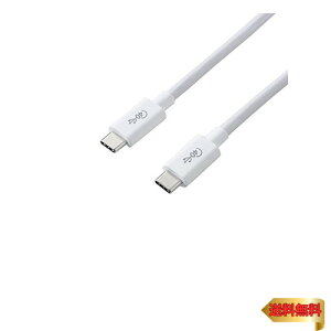 �G���R�� USB�P�[�u�� USB4 TypeC-TypeC USB�]IF�F�ؕi USB Power Delivery�Ή� 40Gbps 0.8m