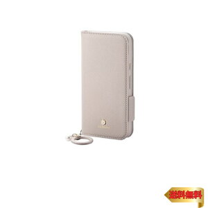 エレコム Google Pixel 8a ケース カバー 手帳型 リング付き ソフトレザー 耐衝撃 衝撃吸収 ミラー付き カード収納 ポケット