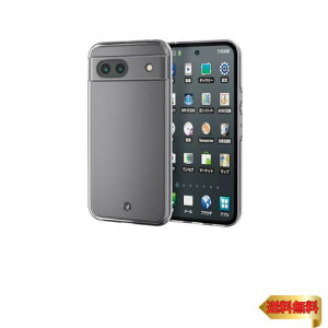 エレコム Google Pixel 8a ケース カバー 透明 薄型 ハイブリッド TPU 耐衝撃 衝撃吸収 ストラップホール付き ワイヤレス充