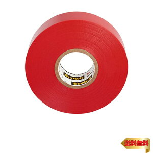 3M スコッチ No.35 ハーネステープ 赤色 19mmX0.18mmX20m 電気絶縁