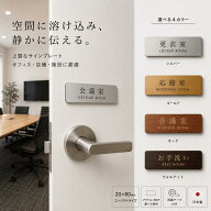 オフィス　店舗向け　サインプレート　室名プレート　ドアプレート　アクリル　MDF　更衣室　会議室　応…