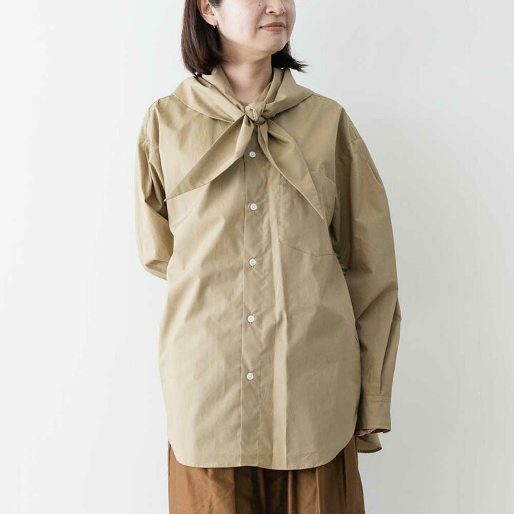 楽天市場】nicholson&nicholson スカーフ付きシャツ : LASQstore 楽天 