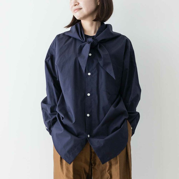 楽天市場】nicholson&nicholson スカーフ付きシャツ : LASQstore 楽天 