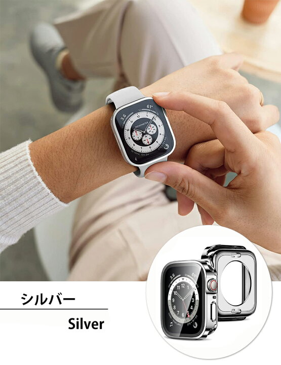 楽天市場】【1年保証】【2in1全面保護】アップルウォッチ カバー 超 