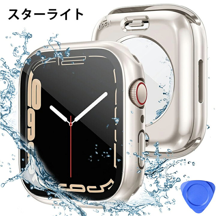楽天市場】【取り外しツール付き】アップルウォッチ カバー 超防水 