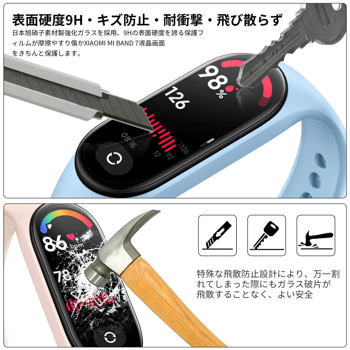 楽天市場】YOFITAR スマートウォッチ 保護フィルム Xiaomi smart band 