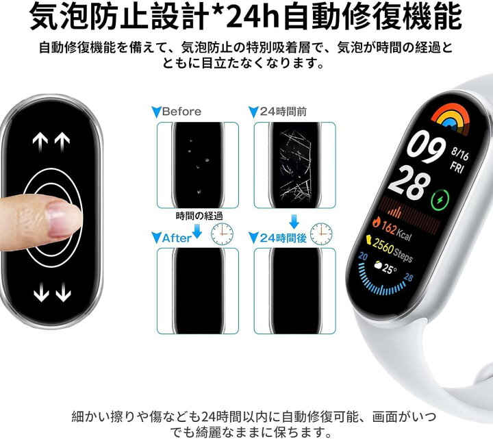 楽天市場】YOFITAR スマートウォッチ 保護フィルム Xiaomi smart band 