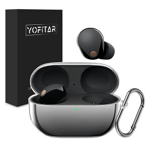 5/2~5/4-p5�y1�N�ۏ؁zYOFITAR Sony WF-1000XM5 �P�[�X �N���A ������ wf-1000xm6�P�[�X Sony WF-1000XM5 �ی�J�o�[ ����h�~ �����h�~ �ϏՌ� ���� ���킢�� ������� TPU�f�� �����[�d�\ �J���r�i�t�� ����