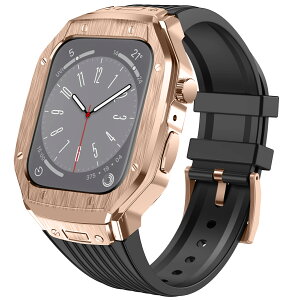 1/30-P15�{�y1�N�ۏ؁zApple watch �o���h �����Y Apple Watch �o���h�ƃP�[�X�Ɣw�ʃP�[�X��3in1��̌^�f�U�C�� 45/44mm SE3 apple watch ��̌^�o���h �����Y ���������� �A�b�v���E�H�b�` �o���h �J�o�[�t