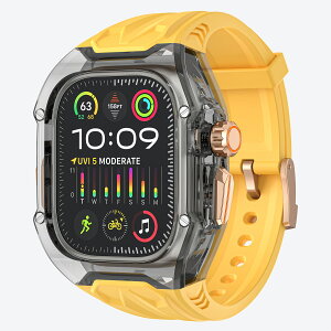 �y1�N�ۏ؁z�Ή�Apple Watch 11 ��̌^�P�[�X�t�� �N���A×TPU��̎��o���h Apple Watch ultra3/ultra2/ultra/SE3/SE2/SE/11/10/9/8/7/6/5/4/3/2/1 �A�b�v���E�I�b�` �o���h �����Y �Ή�49/45/44/46/41/40mm �����f�ޑϏՌ� 