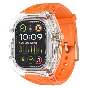 �y1�N�ۏ؁z�Ή�Apple Watch 11 ��̌^�P�[�X�t�� �N���A×TPU��̎��o���h Apple Watch ultra3/ultra2/ultra/SE3/SE2/SE/11/10/9/8/7/6/5/4/3/2/1 �A�b�v���E�I�b�` �o���h �����Y �Ή�49/45/44/46/41/40mm �����f�ޑϏՌ� 