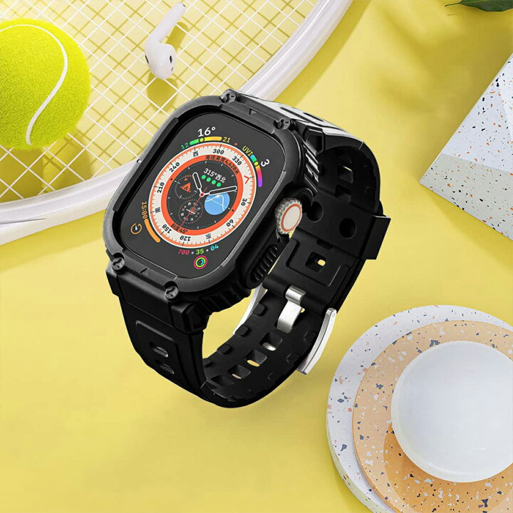 楽天市場】【 一体式 】YOFITAR Apple Watch バンド TPU製 クリア 
