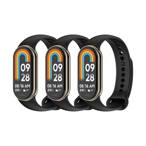 3/20~3/25-p10�y1�N�ۏ؁z�y3�F�Z�b�g�z�V���I�~ �X�}�[�g�E�H�b�` �����p�o���h Xiaomi Smart Band 10/Xiaomi Smart Band 9 / Xiaomi Smart Band 8 �Ή� TPU�f�� �����x���g������ �_�炩�� �h�� �ϊ��� �ϋv�� �y��