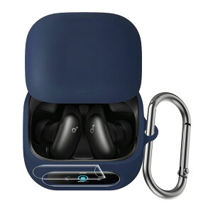 YOFITAR for Anker Soundcore Liberty 5 Pro/Pro Max �P�[�X �y�V���R���P�[�X&�ی�t�B����&�J���r�i��3�_�Z�b�g�zsoundcore liberty 5 pro �P�[�X soundcore liberty 5 pro max �P�[�X �S�ʕی� �����h�~ �����[�d�\ �t