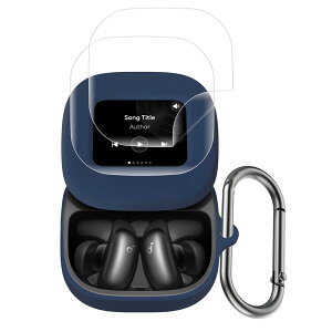 YOFITAR for Anker Soundcore Liberty 5 Pro/Pro Max �P�[�X �y�V���R���P�[�X&�ی�t�B����&�J���r�i��3�_�Z�b�g�zsoundcore liberty 5 pro �P�[�X soundcore liberty 5 pro max �P�[�X �S�ʕی� �����h�~ �����[�d�\ �t