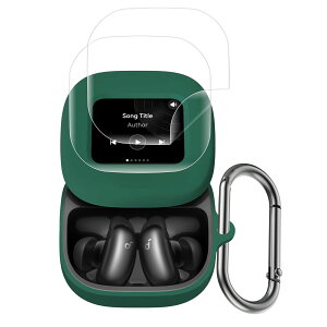 �y�V���R���P�[�X&�ی�t�B����&�J���r�i��3�_�Z�b�g�zYOFITAR for Anker Soundcore Liberty 5 Pro/Pro Max �P�[�X soundcore liberty 5 pro �P�[�X soundcore liberty 5 pro max �P�[�X �S�ʕی� �����h�~ �����[�d�\ �t
