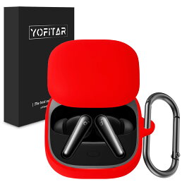 【レビュー特典ワイヤレス充電器】YOFITAR for Anker Soundcore Liberty 5ケースSoundcore Liberty 5 保護カバー シリコンケース 全面保護 落下防止 キズ防止 耐衝撃 装着充電可能 防水 防塵 カラビナ付きLiberty 5 case liberty 5 ケース リバティ 5 ケース liberty 5