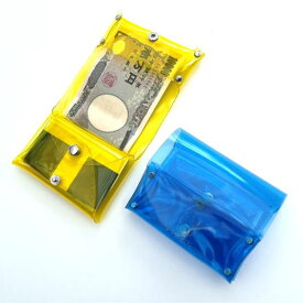 全11色 シームレス2つ折り財布 （ 札入れタイプ ） コンパクト財布 ミニマムウォレット 防滴 撥水 防汚 防水 透明 クリアPVC acp pst 楽天市場店 送料無料 受注生産 2~4週