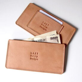 本革 長札入れ シンプル 札入れ 小銭入れなし 長財布 メンズ レディース ブランド 革 ヌメ革 レザーnfl pst 楽天市場店 送料無料 受注生産 2~4週
