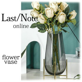 花瓶 北欧 ゴールド おしゃれ ガラス 枝物 韓国 高級感 ブラックブラックドロップスタイル フラワーベース スタンド アイアン ゴールドスタンド フラワーベース ガラス 花びん 一輪挿し かわいい 可愛い 生花 ドロップベース ドライフラワー 32cm