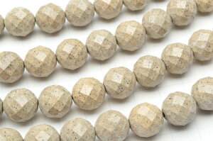 【連売り】高品質 台湾産北投石 64面カット 12mm 1連(約38cm)天然石 パワーストーン ビーズ パーツ _R5503-12