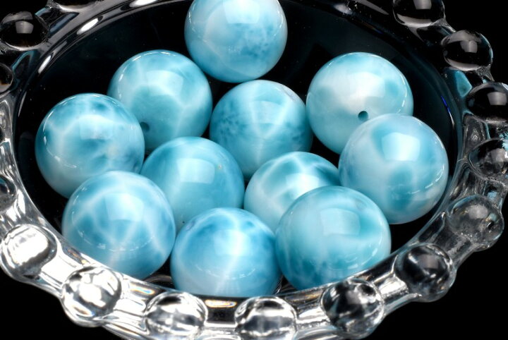 楽天市場】超極上品！！SA級 ラリマー 14.5mm 高級 粒売り (貫通穴 