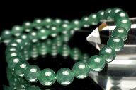 【40％OFF!】グアテマラ産◇希少マンサーノ翡翠 ブルージェダイト 青翡翠　6.5mm ブレスレット アクセサ…