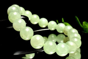 【1点物】ミントカラー◇高発色 ツァボライト(グリーンガーネット) 10.5mm ブレスレット アクセサリー _MA7399