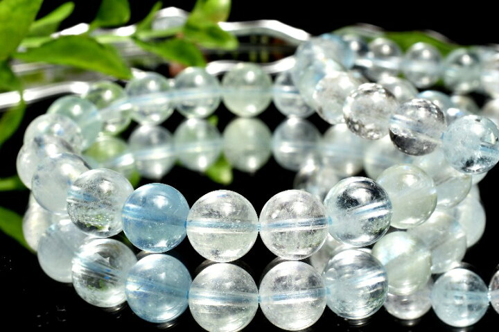 楽天市場】色彩美 アクアマリン 11.5-12mm ブレスレット アクセサリー 