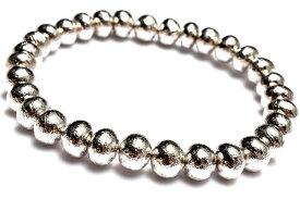 【1点物】宇宙からの贈り物 メテオライト(アルタイ隕石)　5-6.5x7.5mm　ボタン ブレスレット アクセサリー _MC5386