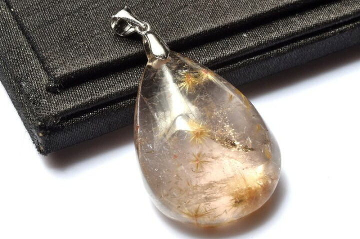 楽天市場】【1点物】Silver925◇希少 フラワールチルクォーツ 31x23mm 