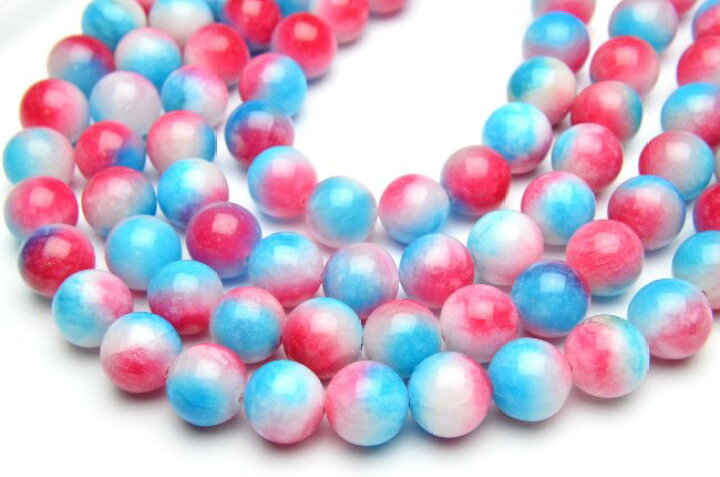 楽天市場】【連売り】【キャンディジェイド 花翡翠】8mm1連（約38cm  