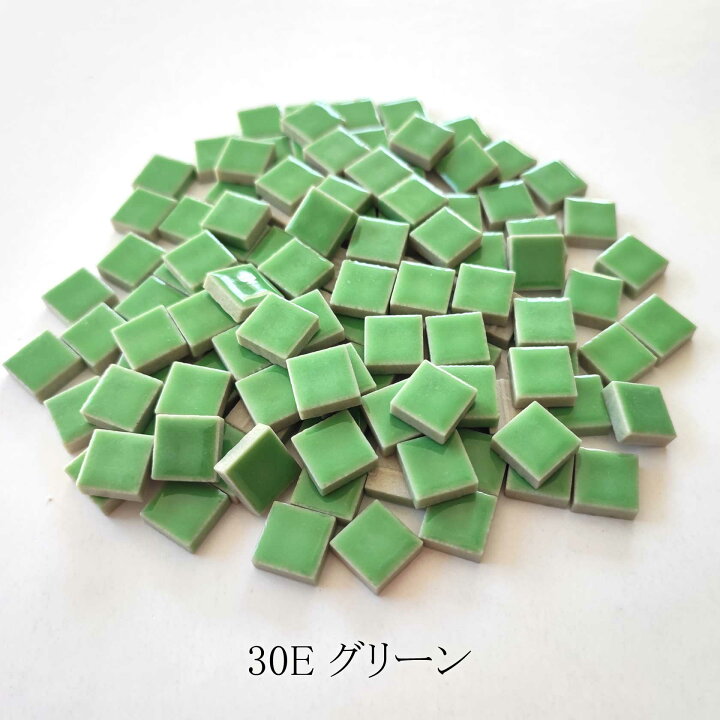 楽天市場】モザイクタイル【10mm 10角 1cm】選べる単色カラー バラ石 