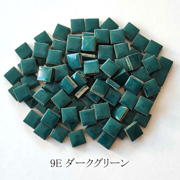楽天市場】モザイクタイル【10mm 10角 1cm】選べる単色カラー バラ石 