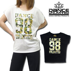 3枚以上で2,552円!! Tシャツ レディース 半袖 ドルマン Tシャツ 速乾 DANCE UNLIMITED #DL-1408【ダンス Tシャツ ダンス 衣装 /ダンス ウェア/フィットネス ウェア/ヨガ ウェア/ズンバ ウェア/エアロビ/