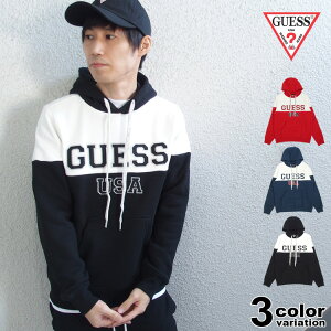 GUESS �Q�X �v���I�[�o�[ �p�[�J�[ �c�[�g�[���@�J���b�W �X�E�F�b�g �A���J�W �����Y ���f�B�[�X �ʒ� ���f�� MI4K8527MI