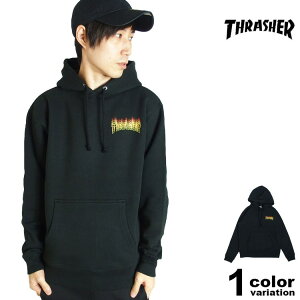 �X���b�V���[ THRASHER �p�[�J�[ �v���I�[�o�[ �X�E�F�b�g FLAME OVERLAY HOOD SWEAT PARKA [TH85227] �ythrasher �p�[�J�[ �}�O���S �����Y �t�@�b�V���� �傫���T�C�Y USA �z