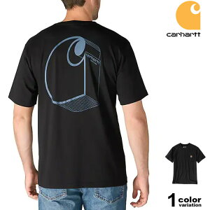 Carhartt �J�[�n�[�g T�V���c ���� �|�PTEE �o�b�N�v�����g �����b�N�X�t�B�b�g Irvine 3D Logo Short-Sleeve T-Shirt USA���f�� [107319] �y����t�V���c �����Y �g�b�v�X �傫���T�C�Y �z�y���[���֑Ή��z