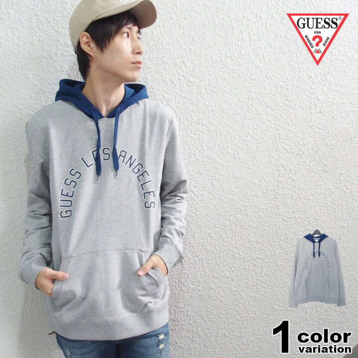楽天市場】GUESS ゲス パーカー スウェット プルオーバー GLEN HOODIE 