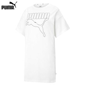 【プーマ ワンピース レディース】 半袖 Tシャツ ワンピース PUMA レディース REBEL Tシャツ ドレス スポーツウェア カジュアル ウェア #588843【メール便対応】