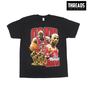 THREADS ON DEMAND �X���b�h�I���f�}���h T�V���c ���� �����Y ���f�B�[�X JORDAN �}�C�P���W���[�_�� �f�U�C�� �v�����g T�V���c MJ THE GOAT (HIPHOP ���b�p�[ �A�[�e�B�X�g �X�g���[�g �o���h TEE US���f