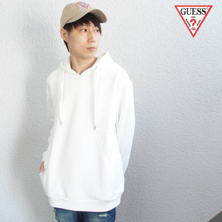 楽天市場】【guess パーカー】 GUESS ゲス パーカー プルオーバー 定番 