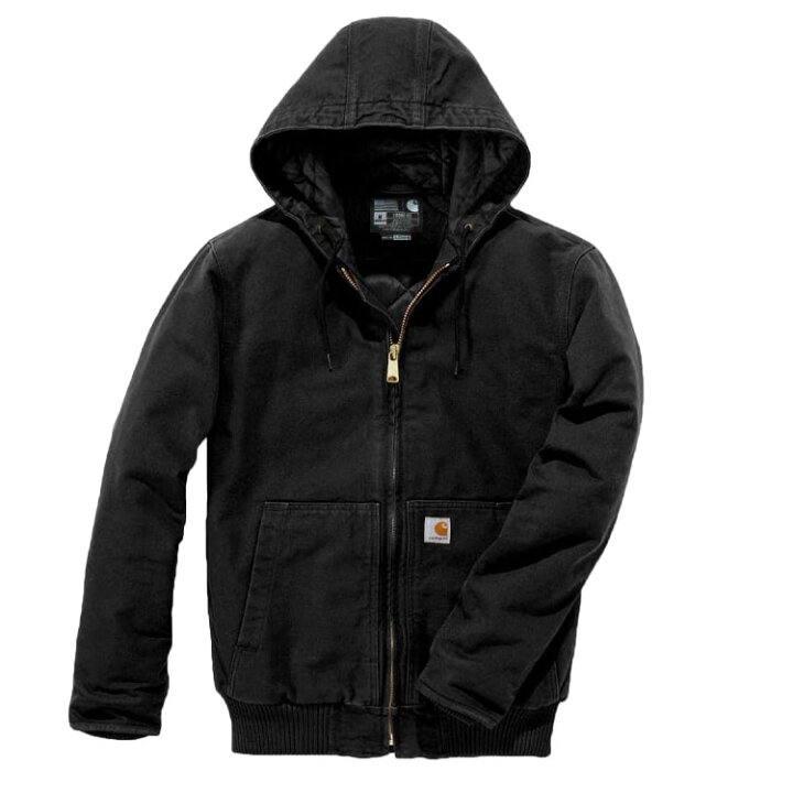 値下げ交渉OK」j130М カーハートアクティブジャケットブラックМ 