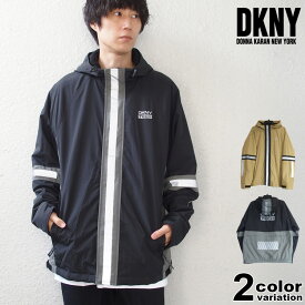 DKNY ダナ キャラン ニューヨーク ナイロン フード ジャケット DX1MN191長袖 メンズ donnakarannewyork ダナキャランニューヨーク マウンテンパーカー 防寒 大きいサイズ アメカジ モード ストリート系