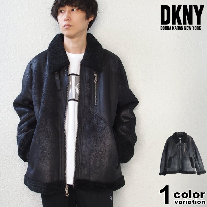楽天市場】DKNY ダナ キャラン ニューヨーク フェイク ムートン  