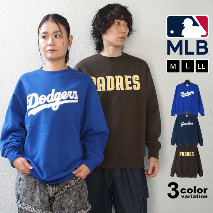 楽天市場】MLB スウェット トレーナー ドジャース ヤンキース パドレス 